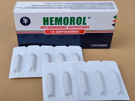 HEMOROL Anti-Hemorrhoids Suppositories, Reduces inflammation anal itchin... - $14.80