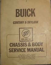 1982 Buick Century Shop Repair Service Workshop Manual 82 Oem Books Oem - £7.90 GBP