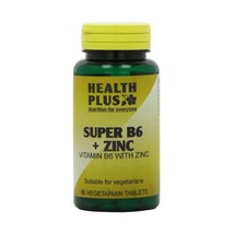 Health Plus Super B6 + Zinc Vitamin B Supplement - 90 Tablets  - $20.00