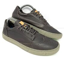 Satorisan Men’s Koa Fashion Sneaker Sz 43 / 9.5 Brown Leather Wingtip Sh... - $69.25