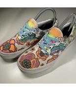 VANS Authentic Off The Wall Era Create Ur Color Shoes Painted Floral Wmn... - $266.17 MXN