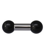 6.3mm (1/4&quot;) gauge Eclipse Barbell, Internally threaded 316L stainless s... - $18.23