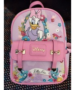 Daisy Duck 11" Vegan Leather Mini Fashion Backpack - £68.81 GBP