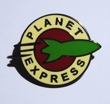 Futurama Animated TV Series Planet Express Sm Logo Enamel Metal Pin NEW ... - £6.25 GBP