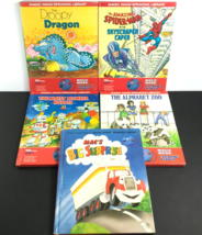 Lot of 5 Vintage 1980s Texas Instruments Magic Wand Speaking Reader Books - £46.69 GBP