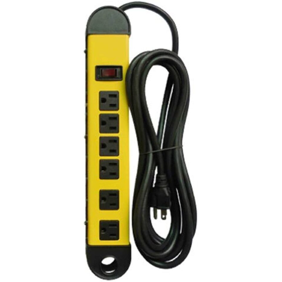 KAB ENTERPRISE PS-678 6 Outlet Metal Power Strip - $40.31
