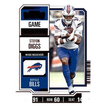 2023 Panini Contenders Stefon Diggs Game Ticket Red NFL Buffalo Bills - ... - $3.84