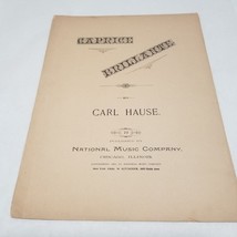Caprice Brillante by Carl Hause 1890 Sheet Music - £28.99 GBP