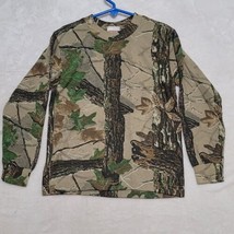 Kids Camo T Shirt Sz M Medium Long Sleeve Camouflage Casual - $12.87