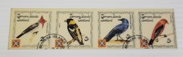 1978 Bernera Islands Scotland 4 Laminated Postage Stamps Sheet Birds - $110.35 MXN