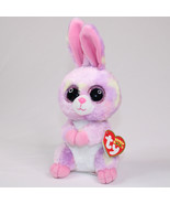 Ty Beanie Boos Small Plush Avril Bunny Rabbit Pastel Purple Pink With Ta... - $8.79