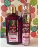SPA Luxury Everlasting Love Body Mist 7fl oz &amp; Body Wash 12.5floz - New! - $24.95 CAD