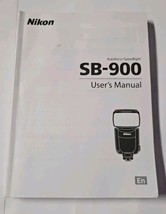 Nikon SB-900 Speedlight Camera Flash User Guide/Manual in English &amp; Spanish - $15.39