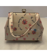 1950s RARE R Vinyl Wind-up Music Box Decorative Purse Clutch. Working Vi... - $78.66 CAD