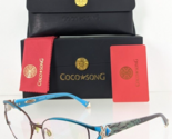 Brand New Authentic COCO SONG Eyeglasses Smile Shadow Col 2 53mm CV098 - $128.69