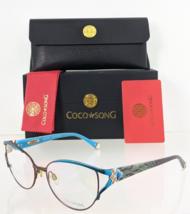 Brand New Authentic COCO SONG Eyeglasses Smile Shadow Col 2 53mm CV098 - £101.19 GBP