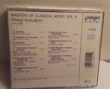 Masters Of Classical Music Vol.9 Schubert (CD, 1988, Laserlight) - $5.22