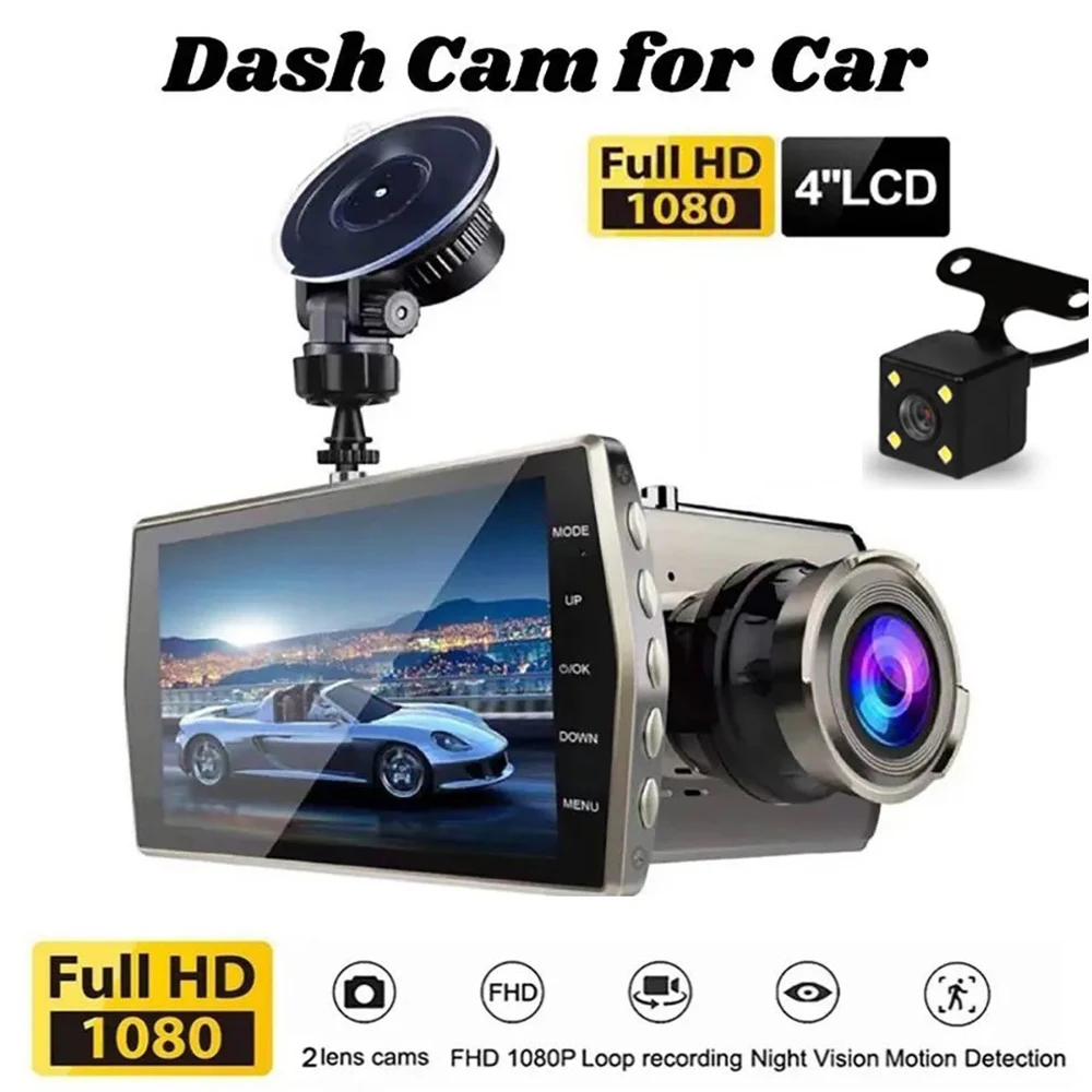 Car DVR 1080P Full HD Dash Cam Drive Video Recorder Night Vision Vehicle Camera - £29.98 GBP+