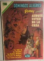 DOMINGOS ALEGRES #926 Ripley&#39;s (1972) Mexican horror comic book in Spani... - $24.74