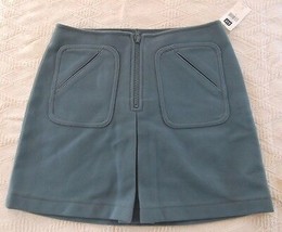 NWT Gap blue Wool Blend Mid Thigh Skirt Misses Size 2 - $24.74