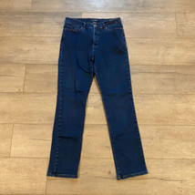Lee Slimming Fit Slim Straight Denim Jeans ~ Sz 8P ~ Blue ~ Mid Rise ~28&quot; Inseam - £17.68 GBP