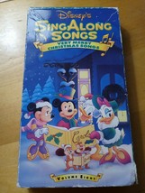 Disney Sing Along Very Merry Christmas Songs VHS Volume 8 - £9.86 GBP