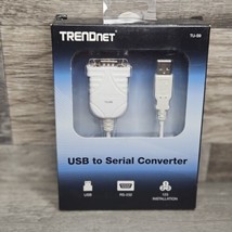  TRENDnet TU-S9 USB Serial Converter USB 1.1 to RS-232 Male DB9 Serial C... - £6.66 GBP