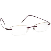 Silhouette Eyeglasses 7554 40 6053 Titan Purple Rimless Frame Austria 51... - £78.65 GBP