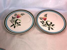 2 Stangl Pottery Country Garden 8 Inch Picnic Plates Mint - £15.97 GBP
