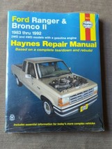 1983-1992 Ford Ranger Bronco II 2WD 4WD Haynes Repair Workshop Shop Manu... - £16.71 GBP