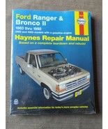 1983-1992 Ford Ranger Bronco II 2WD 4WD Haynes Repair Workshop Shop Manu... - £16.64 GBP