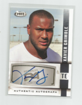 Two Xavier Grimble (Usc) 2014 Sage Hit BLACK/RED Certified Autographed Cards A43 - £6.72 GBP