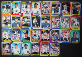 1990 Topps New York Yankees Team Set of 30 Baseball Cards - £7.86 GBP