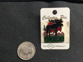 Alaska Souvenir Moose Pin NEW IN PACKAGE - $12.85