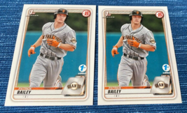 Pair 2020 Bowman Draft Baseball 1st Edition Patrick Bailey 1st Bowman Ro... - $1.25