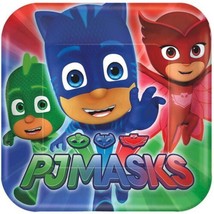 PJ Masks 8 7&quot; Dessert Cake Plates Birthday Party - £2.76 GBP