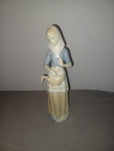 Valencia Girl with Duck in a Basket - Porcelanas Miquel Requena.S.A. - $25.00