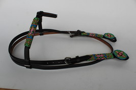 Horse Bridle Western Leather Futurity Headstall 7946H - £39.88 GBP