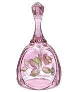Fenton Madras Pink Bell Hand painted and Signed #7566 P6 - £57.80 GBP