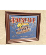 Vintage Falstaff Beer Mirror Sign Very Rare Large 28&quot;x 24&quot;  cable car - £352.01 GBP