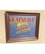 Vintage Falstaff Beer Mirror Sign Very Rare Large 28&quot;x 24&quot;  cable car - $445.50