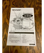 Sharp color television models 13L- M100B and 13L - M150B operation manual - $373.83 MXN