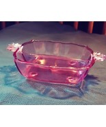 Tiara Dusty Rose Divided Candy/Relish Dish 1980s-90s - $30.00