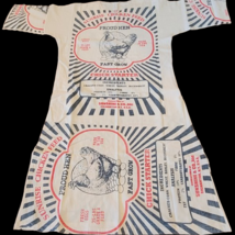 Flour Sack Dress Proud Hen Vintage Look Feed Sack Garden Hippie Boho One... - $103.90