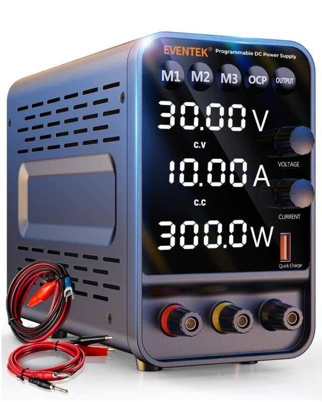 DC Power Supply, 30V/10A Variable Power Supply with Encoder Adjustment K... - $136.90