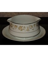 RW Royal Wentworth Caroline Gravy/Sauce Boat &amp; Underplate 8702 Japan Fin... - $650.93 MXN