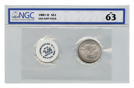 1881-O $1 NGC/GSA MS63 (Soft Pack) - £266.22 GBP