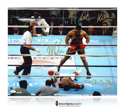 Mike Tyson / Michael Spinks Dual Signed 16x20 Photo #D/20 Inscribed JSA COA RARE - £1,671.52 GBP