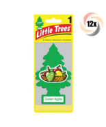 12x Packs Little Trees Single Green Apple Scent Hanging Trees | Prevents... - £12.66 GBP