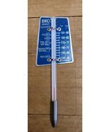 Vintage 90s Ekco Meat Thermometer Blue Aluminum &amp; Glass Beef Roasts Pork... - €17,71 EUR